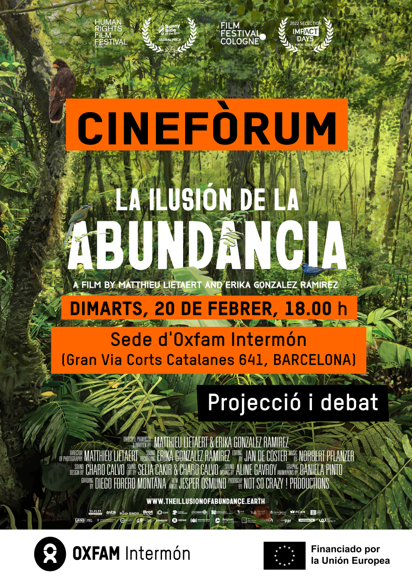 Cartell del Documental "La ilusión de la Abundancia"