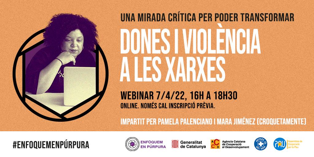 Dones i violència a les xarxes socials - Imatge del webinars
