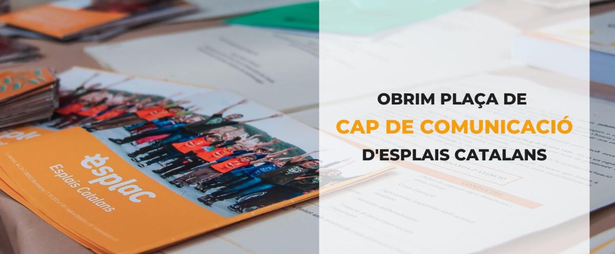 Oferta laboral: Cap de Comunicació - Esplais Catalans