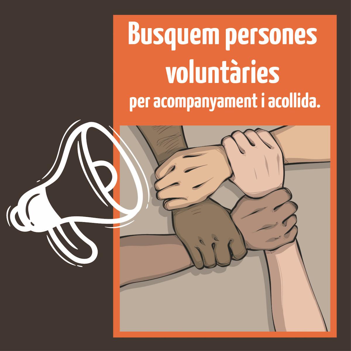 Persones voluntaries a Badalona, Sant Andreu i Sant Vicenç dels Horts 