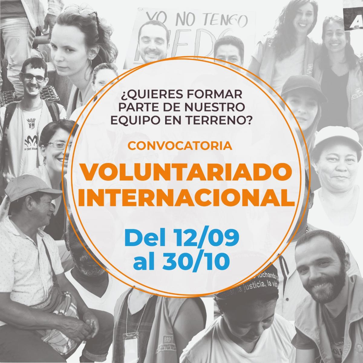  Obrim la convocatòria de voluntariat internacional