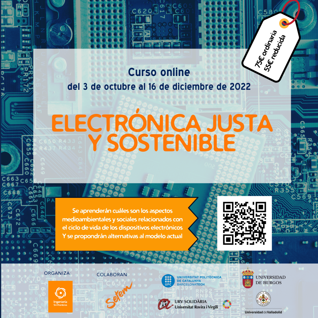 Curs 100% en línia amb el qual podràs conèixer de manera introductòria els impactes socioambientals de la producció d'aparells electrònics al teu ritme!